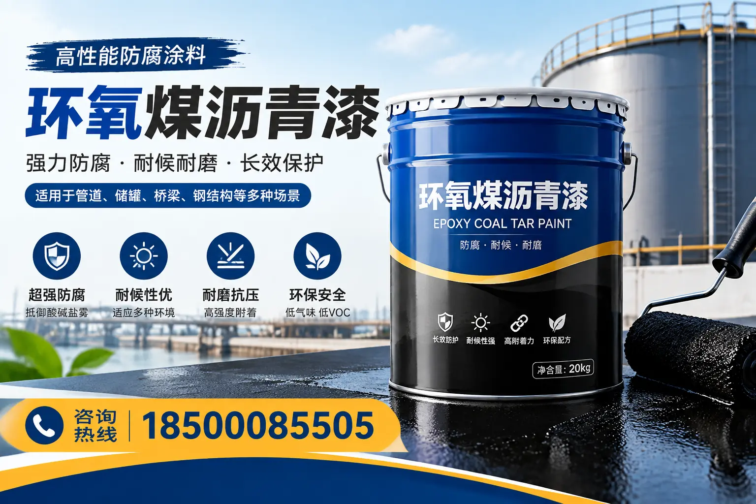 环氧煤沥青漆的施工步骤详解,呼玛装修必备知识